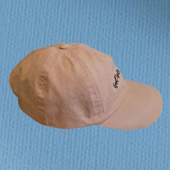 BLIND BARBER BAD HAIR DAY - TAN DAD HAT CAP ONE SIZE FITS MOST UNISEX DISTRESSED - Picture 4 of 7